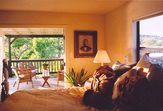 View of the hill country from one of the suites