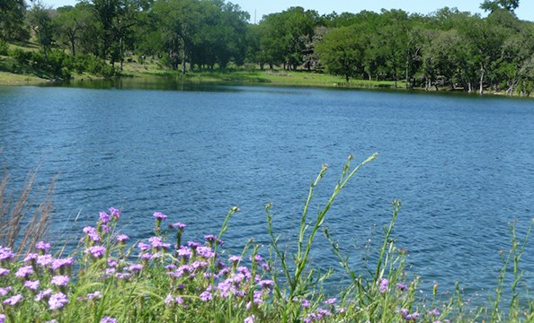 Boerne, TX lake scenery