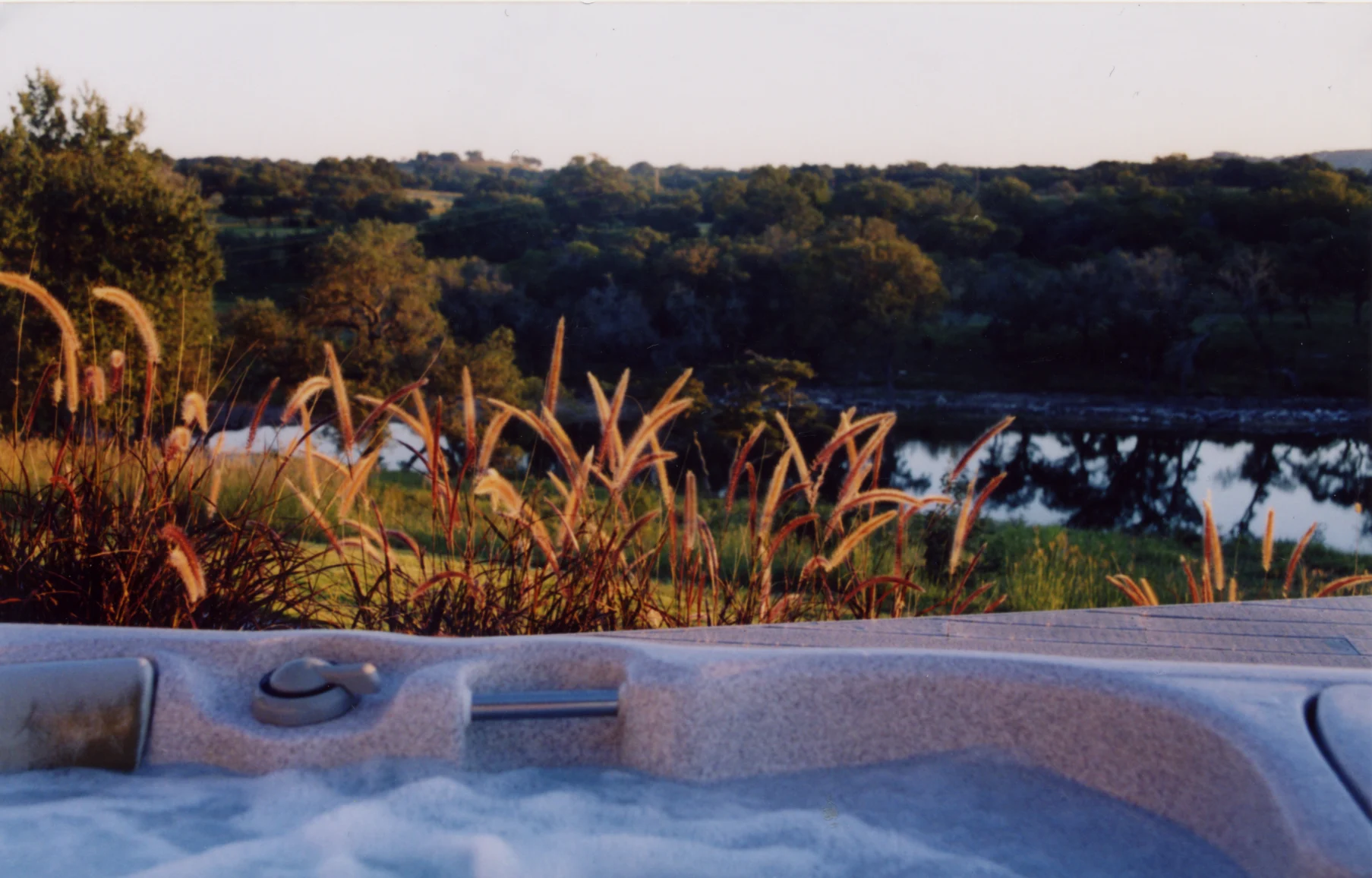 gorgeous hot tub and pool at Paniolo Ranch